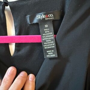 Style & Co. Black Dress
